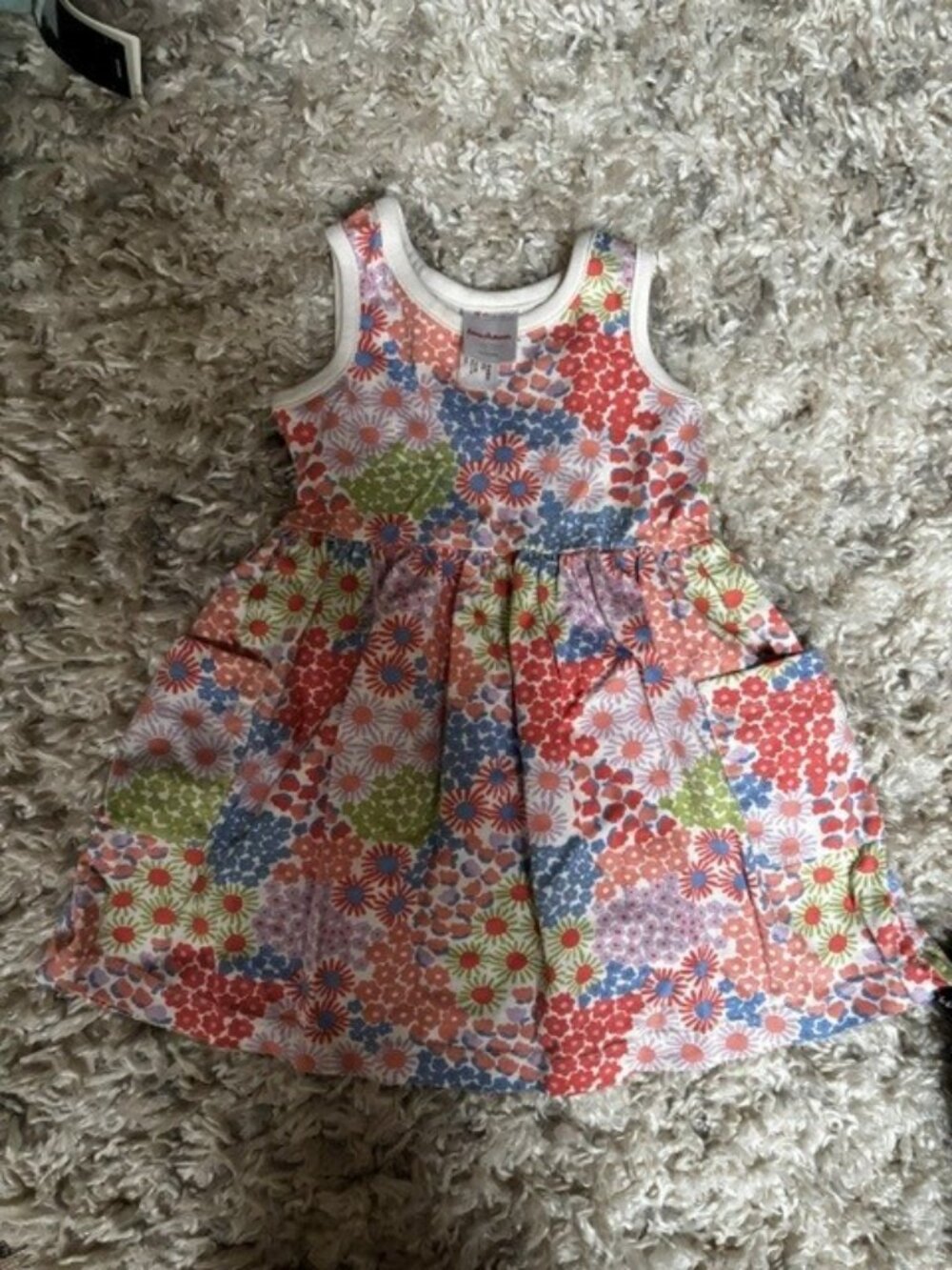 Hanna Andersson Children's Floral Tank Dress - Multicolor cotton
